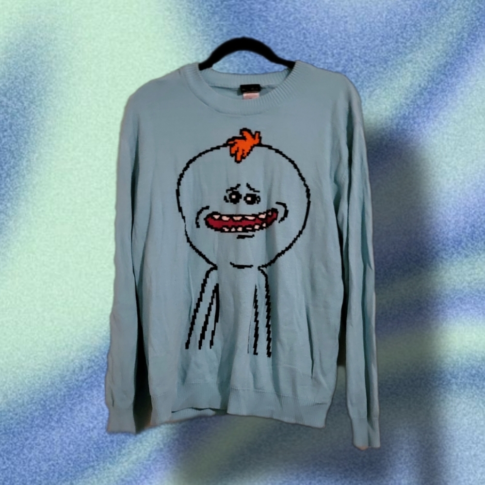 Rick and Morty, Mr. Meeseeks Sweater XL